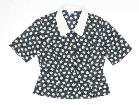 Eastex Women's Multicoloured Floral Blouse Size 8