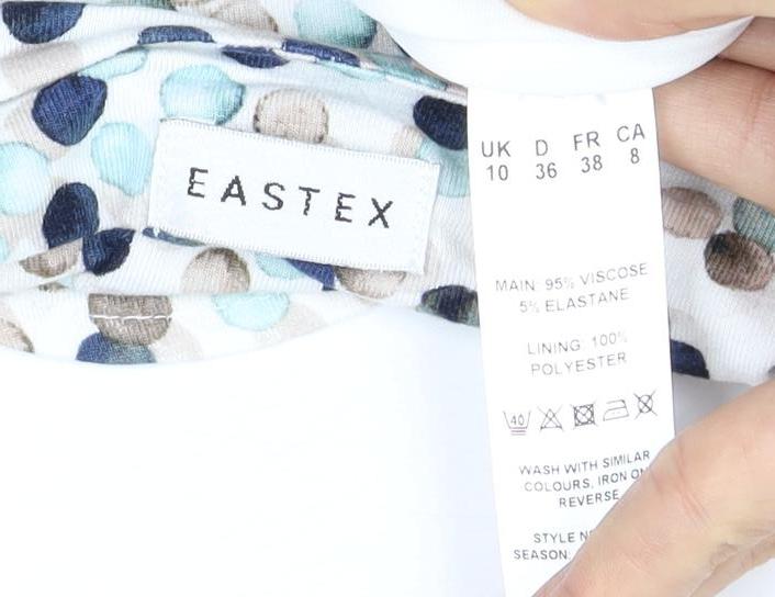 Eastex Women's Multicoloured Wrap Blouse - Size 8