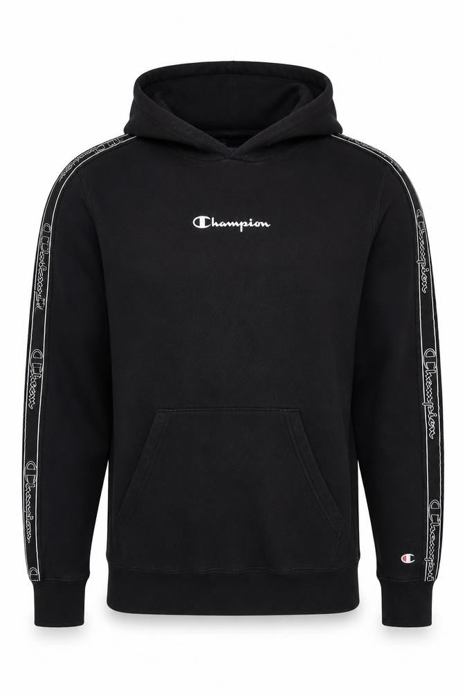 Mens UK M Regular Champion Black Pullover Hoodie
