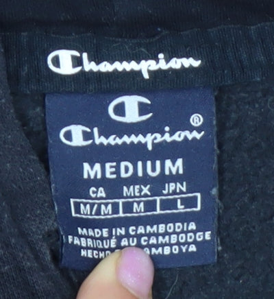 Champion Black Men's Medium Pullover Hoodie