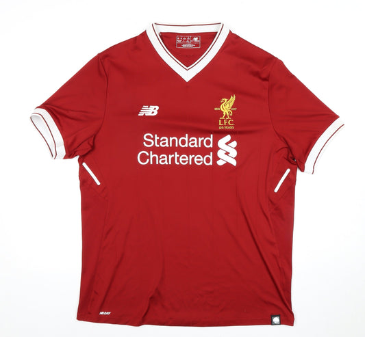 New Balance Men's Red XL Football Jersey T-Shirt