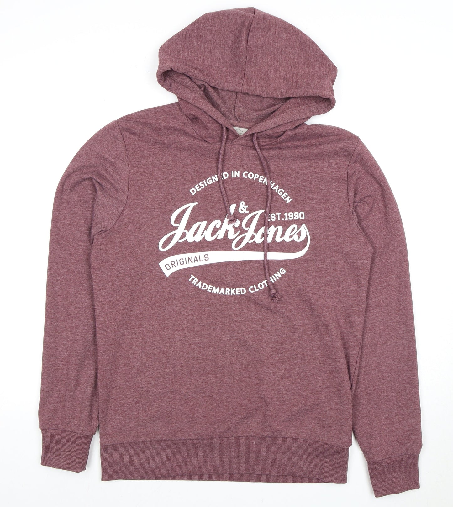 Jack & Jones Men's Purple Pullover Hoodie S