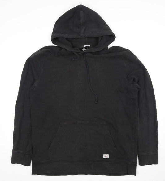 Jack & Jones Men's Black 2XL Pullover Hoodie