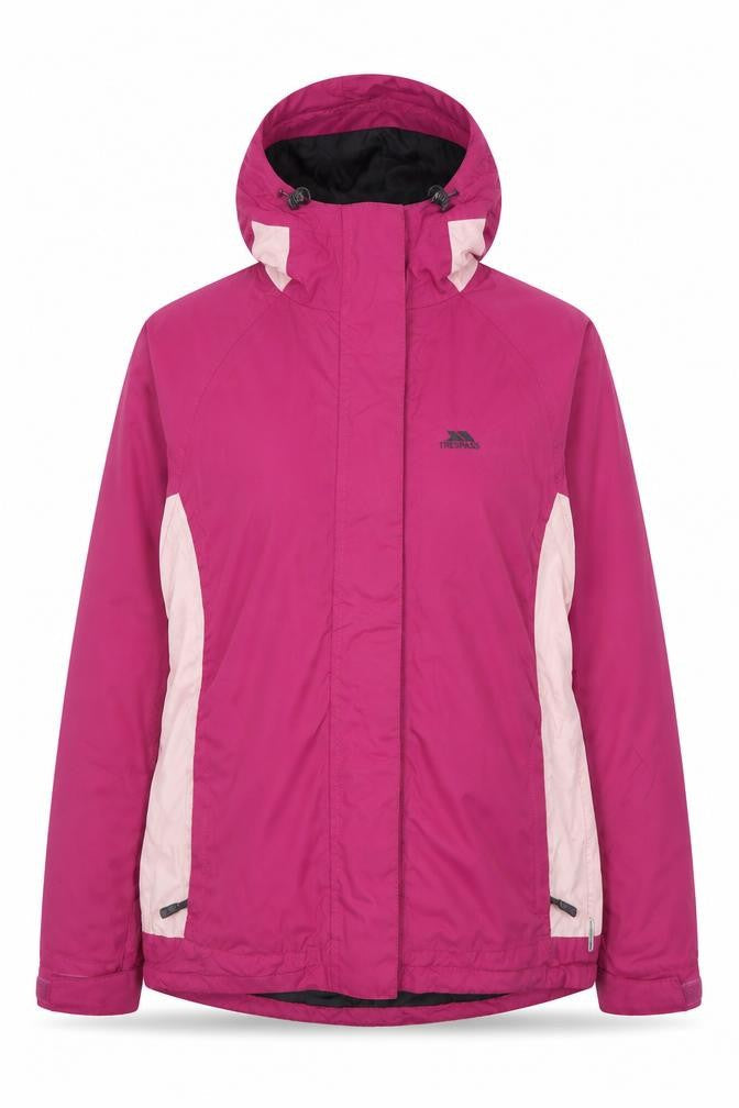Womens UK Size 12 Regular Trespass Pink Polyester Jacket