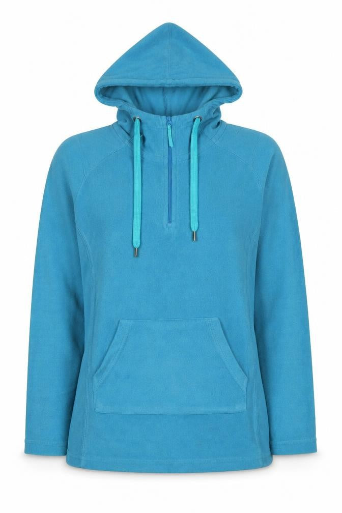 Womens UK 10 Regular Mountain Warehouse Blue Pullover Hoodie