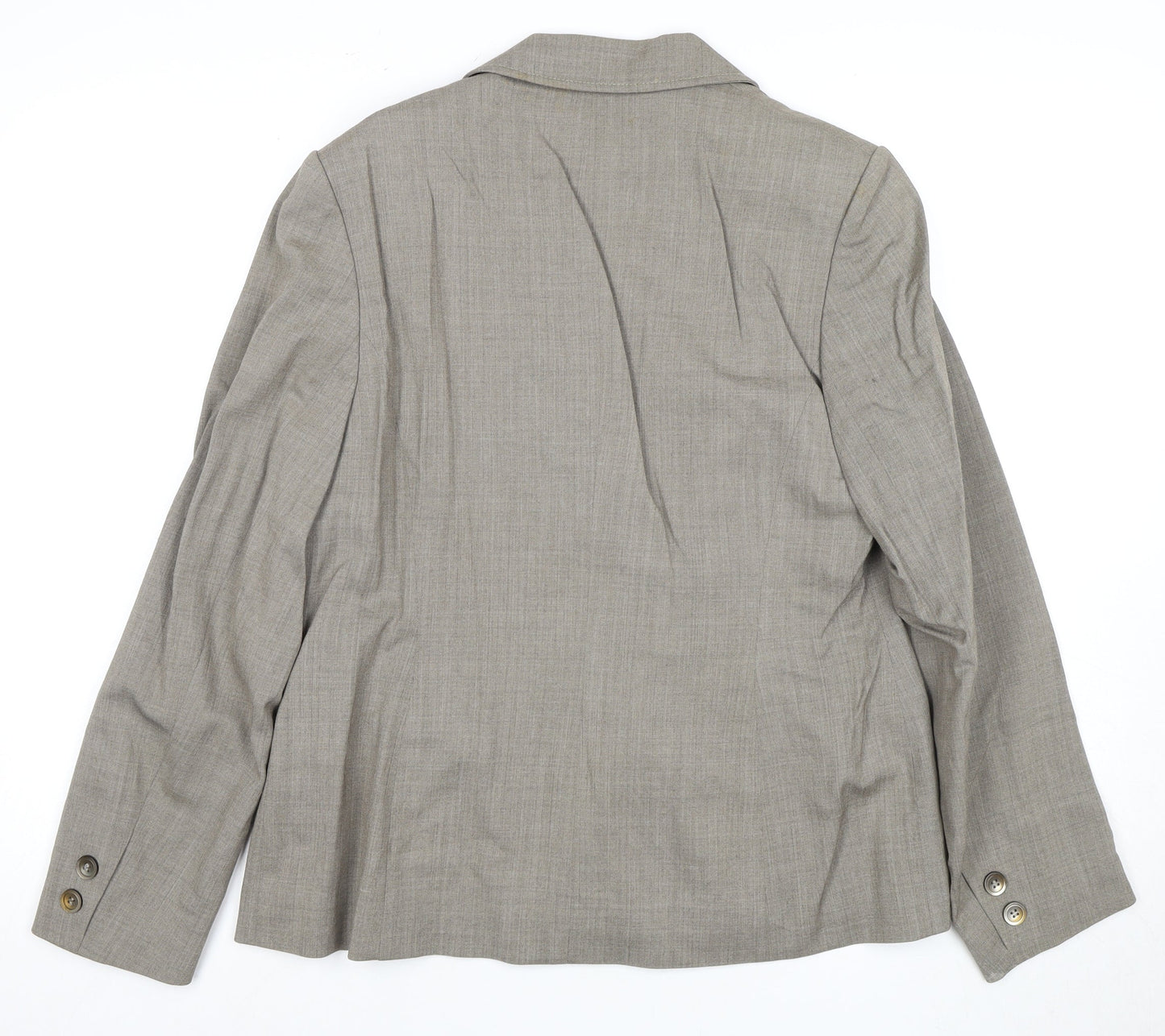 Laura Ashley Women's Beige Blazer Size 14 Petites