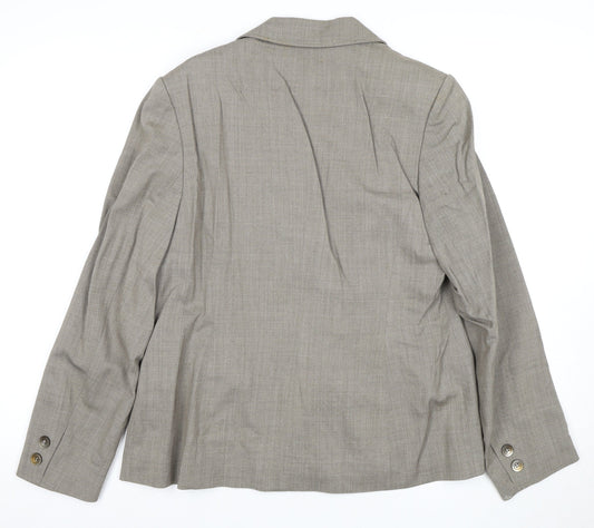 Laura Ashley Women's Beige Blazer Size 14 Petites