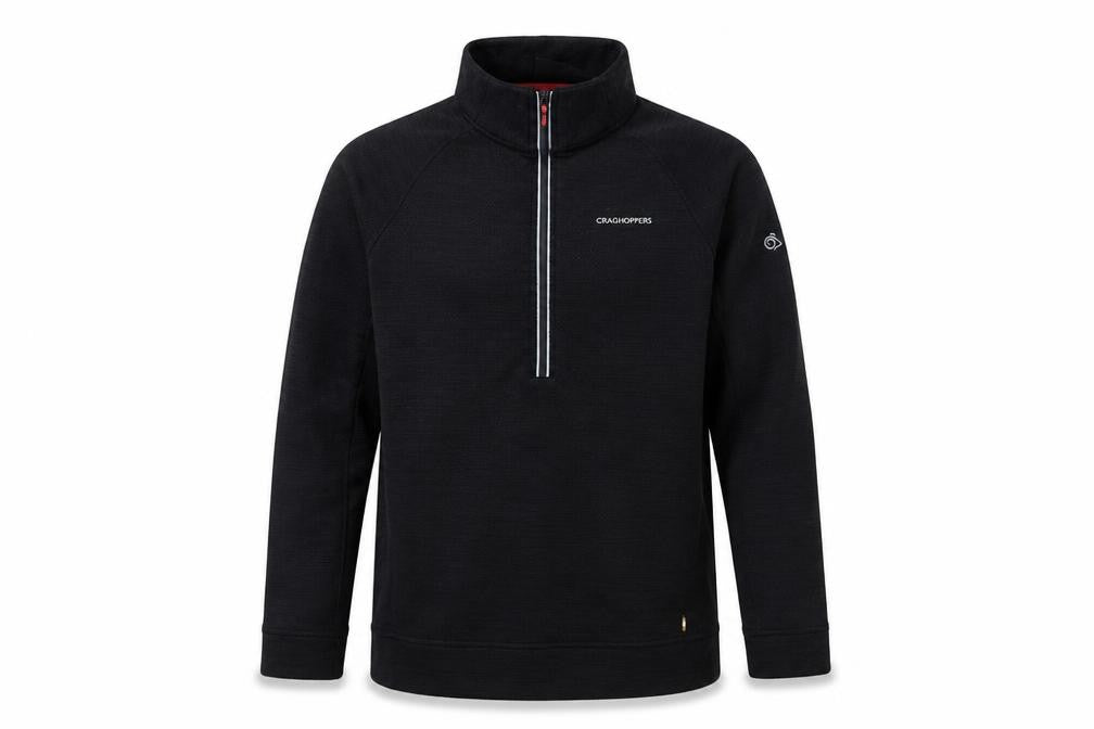 Mens UK S Regular Craghoppers Black Pullover Sweatshirt