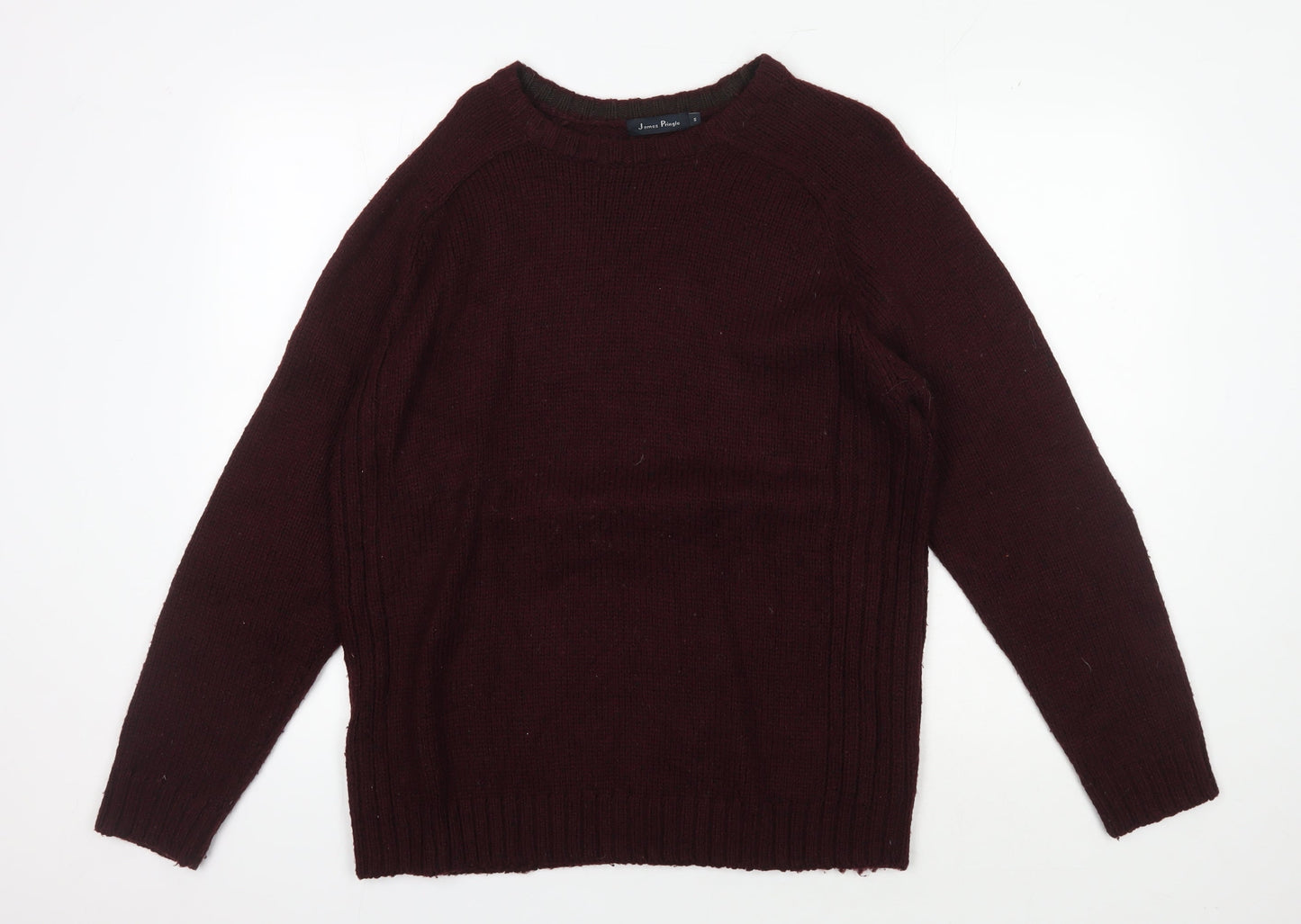 James Pringle Men's Red Pullover Jumper, Size S