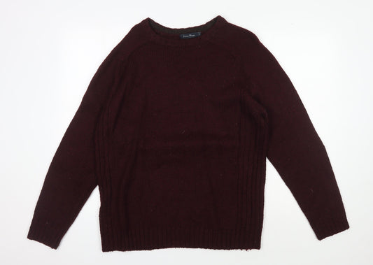 James Pringle Men's Red Pullover Jumper, Size S