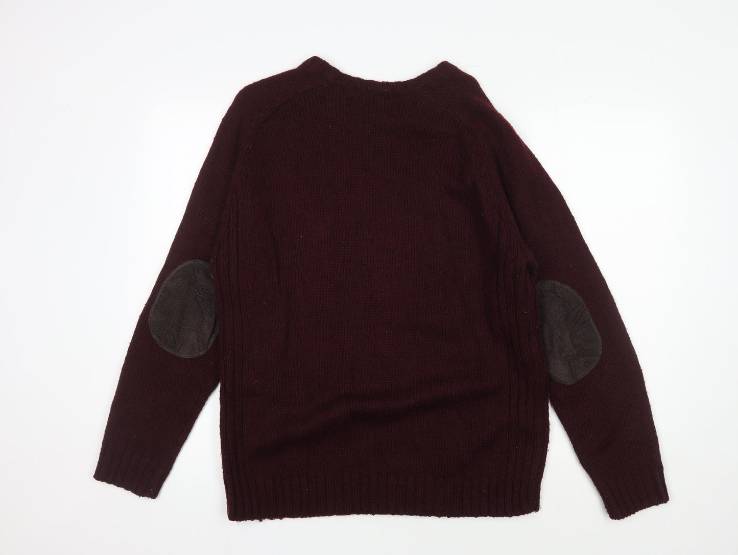 James Pringle Men's Red Pullover Jumper, Size S