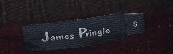 James Pringle Men's Red Pullover Jumper, Size S