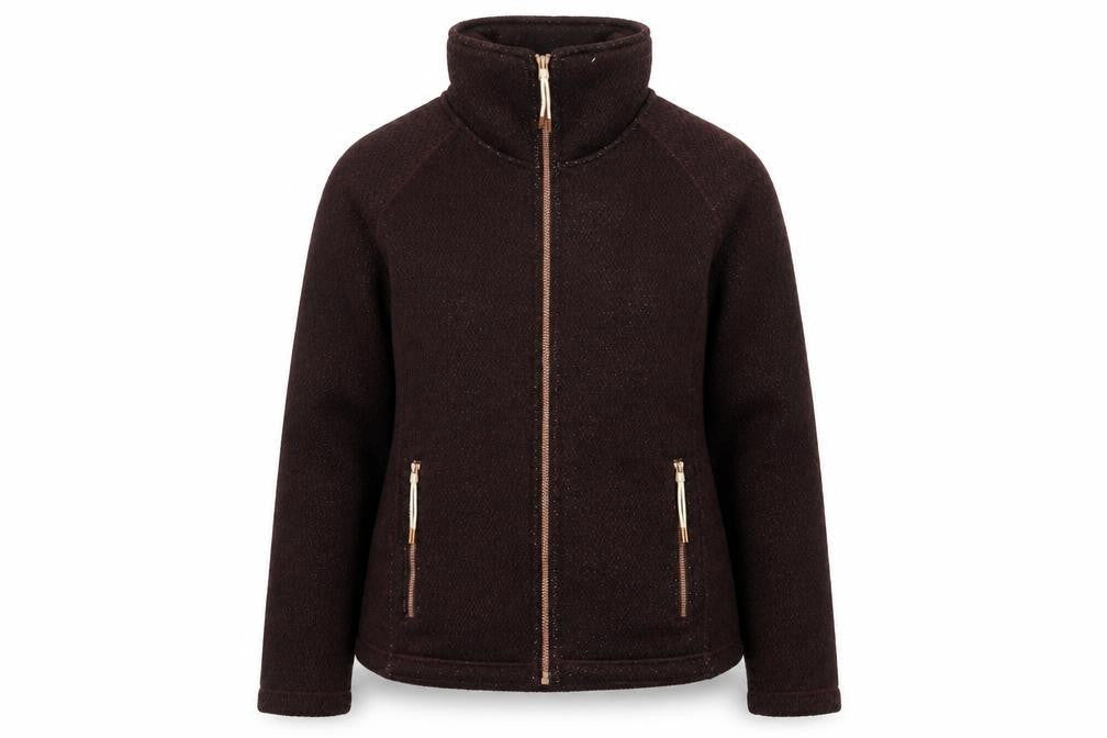 Womens UK Size 10 Regular Craghoppers Brown Polyester Jacket