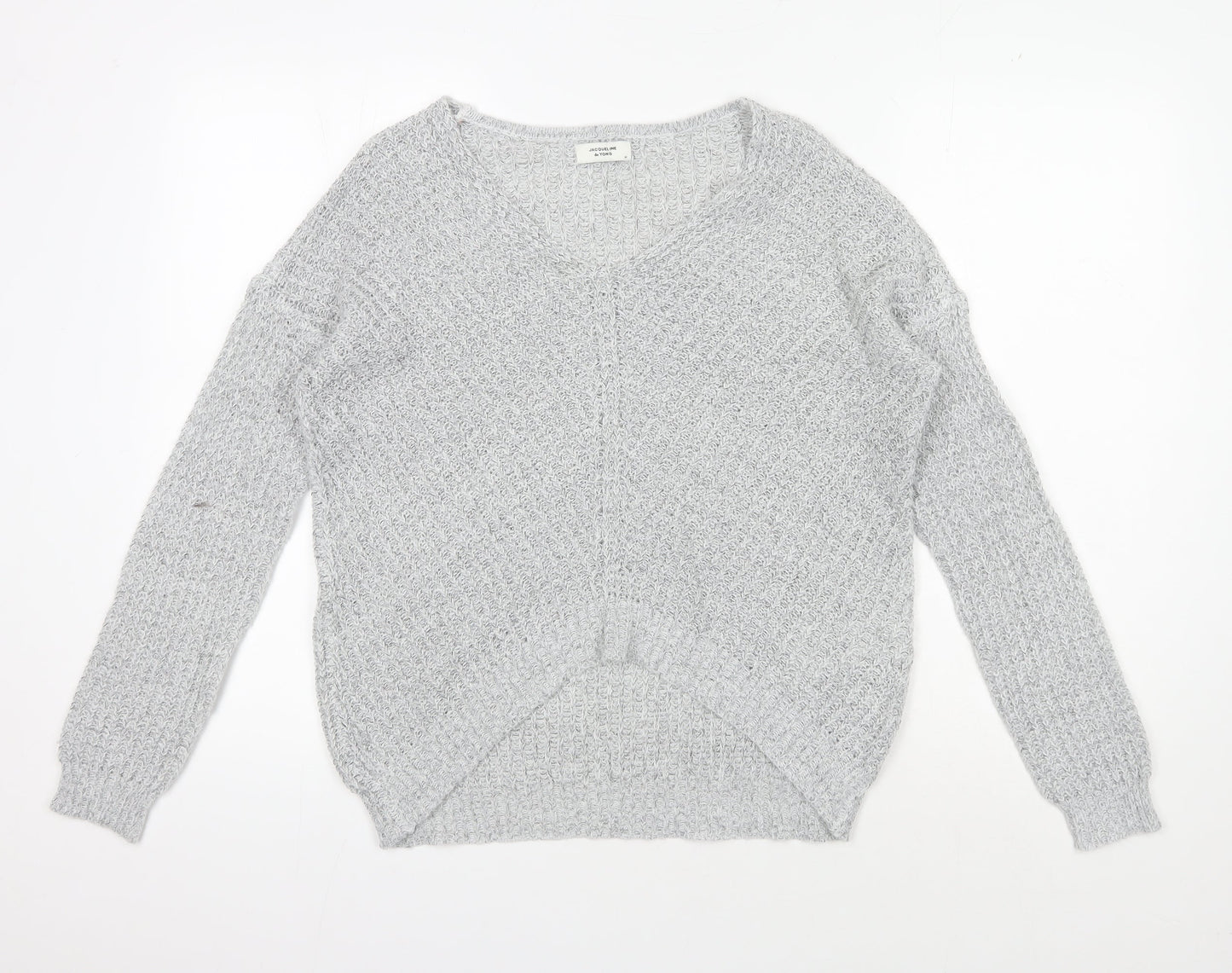 Jacqueline de Yong Grey Women’s Pullover Jumper M