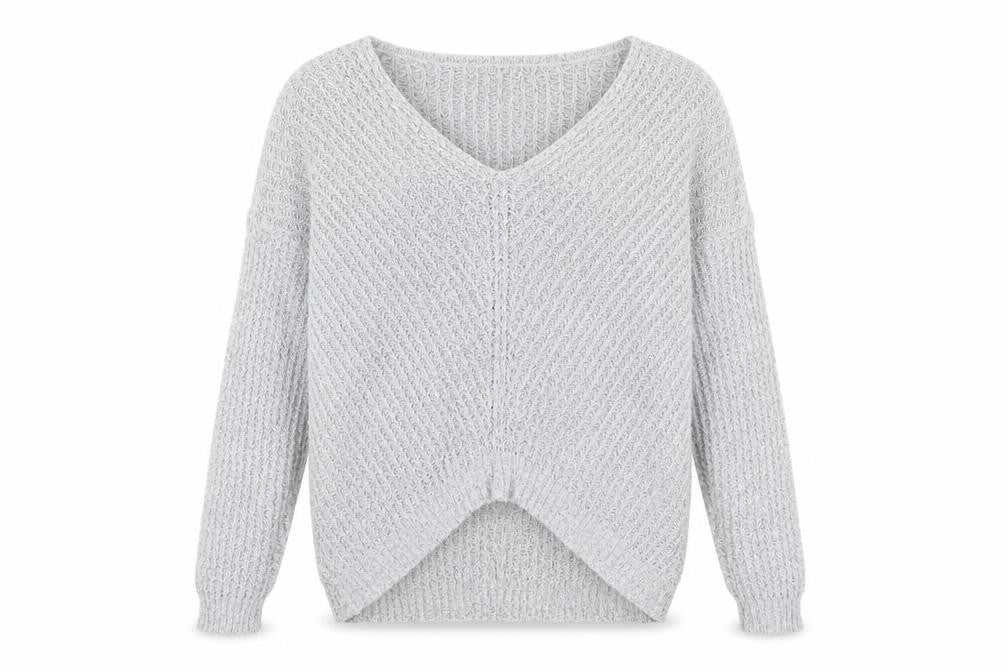 Jacqueline de Yong Grey Women’s Pullover Jumper M