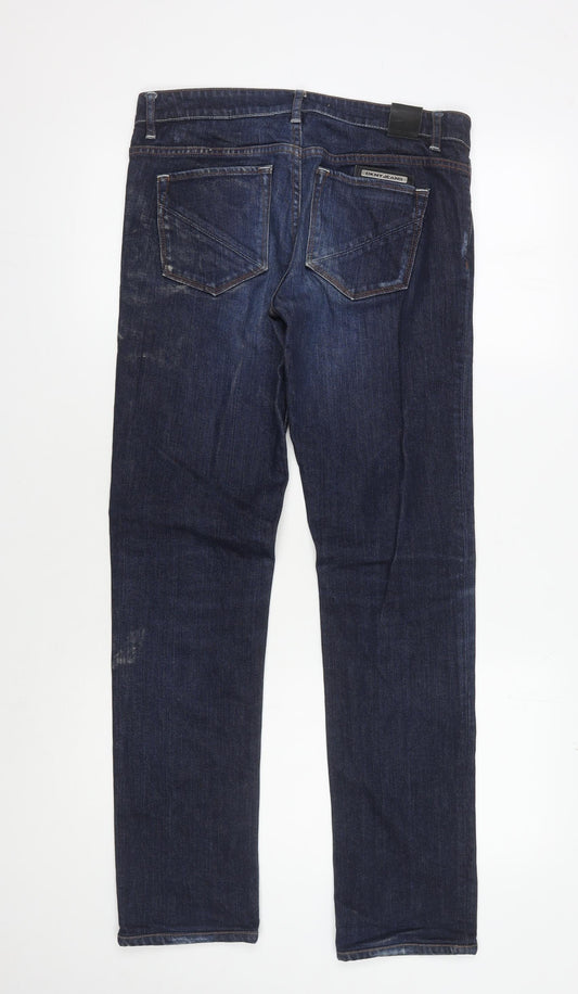 DKNY Men’s Blue Slim Straight Jeans, Size 27