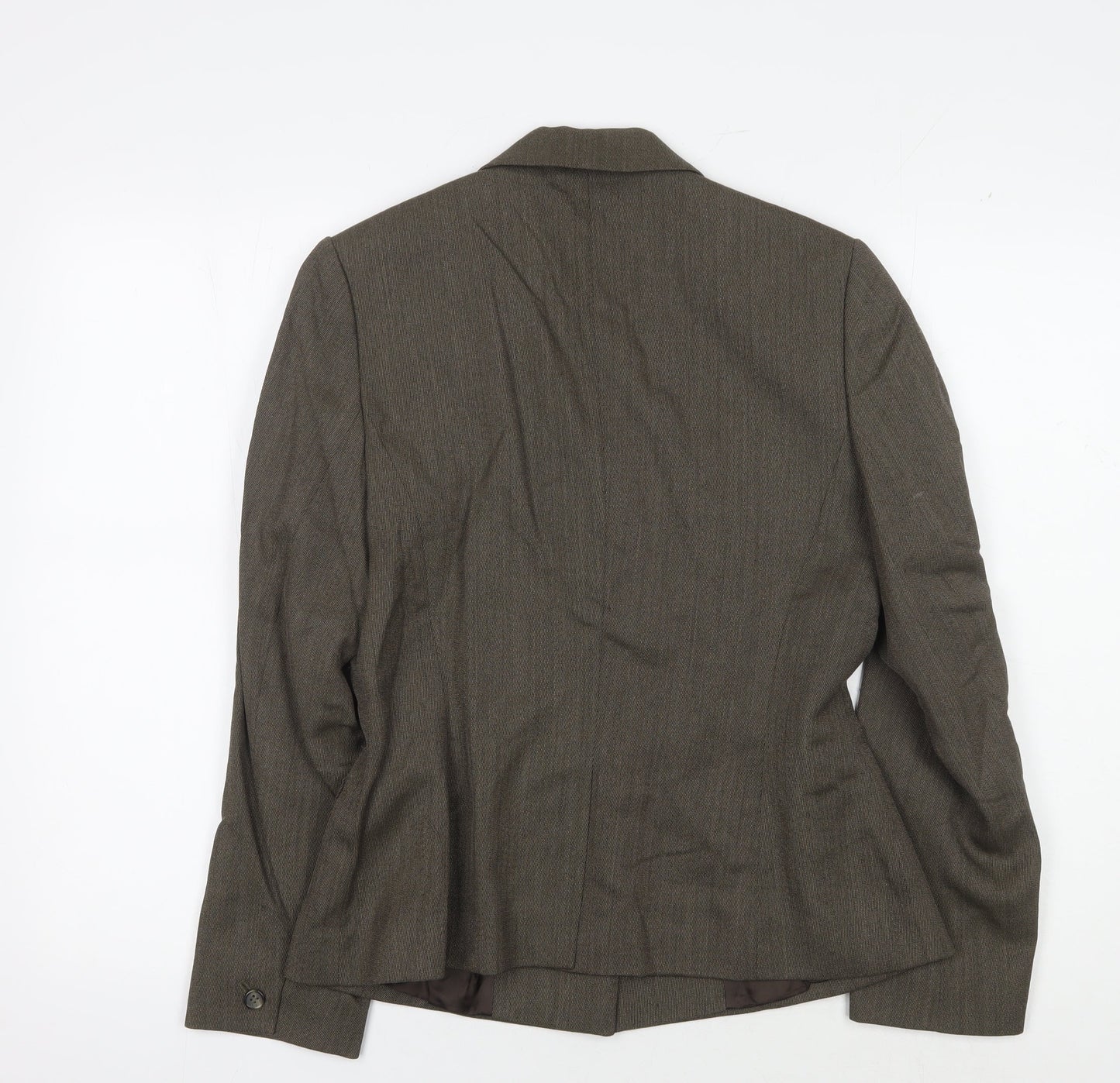 Laura Ashley Women's Brown Wool Suit Jacket