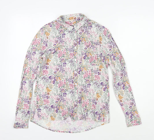 Laura Ashley Women's Multicoloured Floral Button-Up Shirt