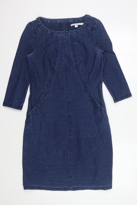 Boden Women's Blue Denim Dress - Size Unknown