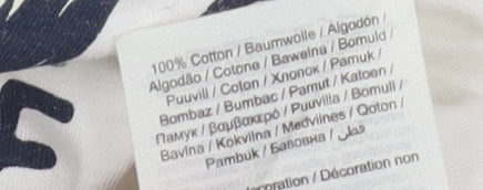 Jack & Jones Men's Skull Graphic T-Shirt, White, Size S