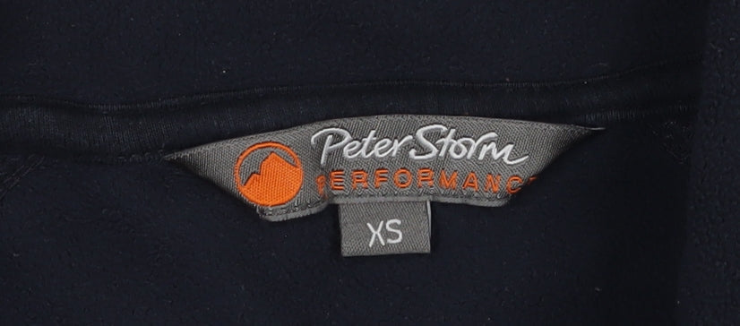Peter Storm Men’s Black XS Fleece Pullover Sweatshirt