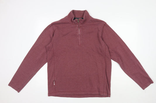 Mountain Warehouse Men's Red Full Zip Sweatshirt M