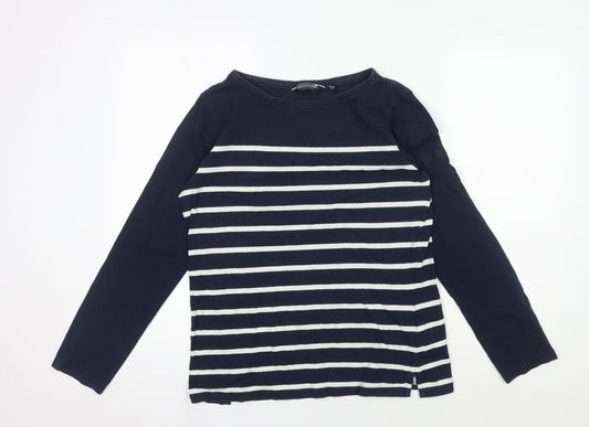 Regatta Women's Blue Striped T-Shirt Size 14