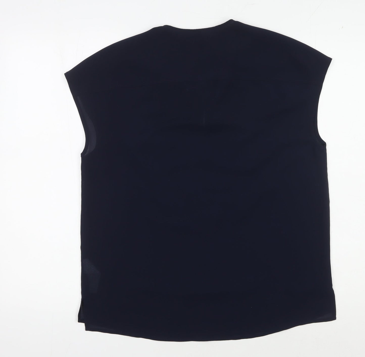 J.Crew Women's Blue Sleeveless Blouse Size 2