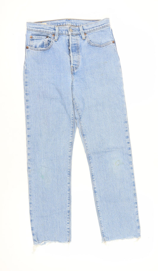 Levi's Women's Blue Straight Size 4 Regular Jeans