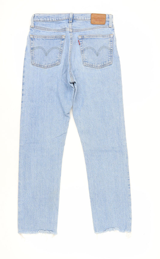 Levi's Women's Blue Straight Size 4 Regular Jeans
