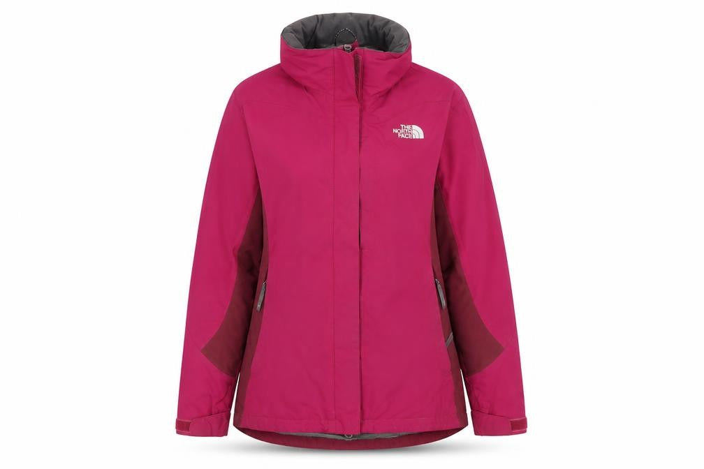Womens UK Size M Regular The North Face Red Polyamide Jacket