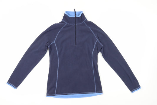 Mountain Warehouse Women's Blue Fleece Pullover Sweatshirt M