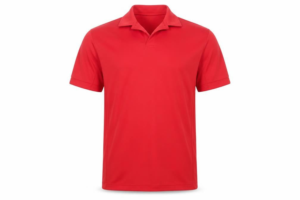 Warrior Men's Red Sports T-Shirt, Size L, Collared