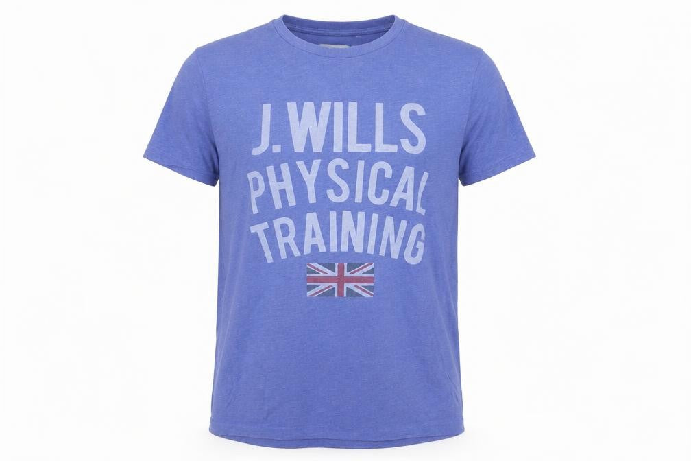 Mens UK Size M Jack Wills Blue  Cotton Blend T-Shirt