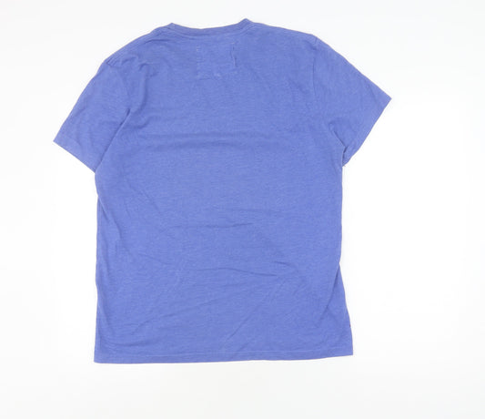Jack Wills Men's Blue Graphic T-Shirt M Sports Style