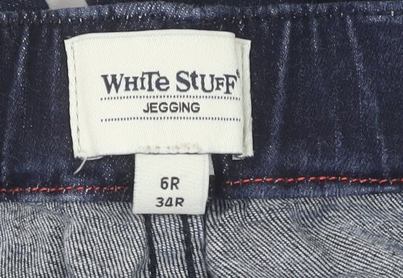White Stuff Women's Blue Jegging Leggings Size 6
