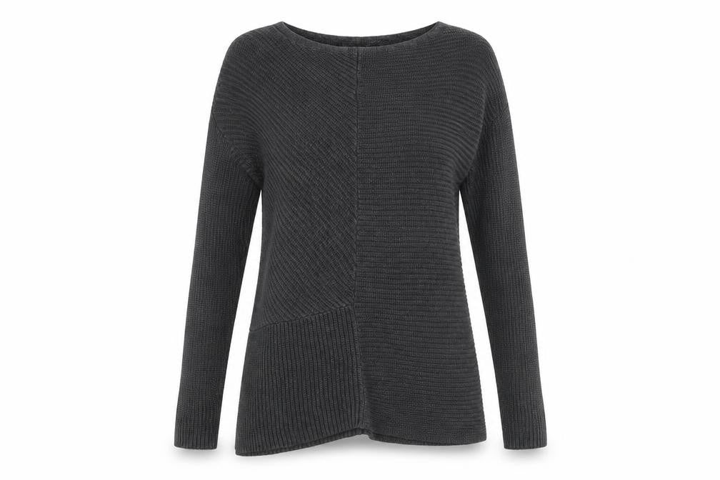 Lauren Ralph Lauren Women's Grey XS Boat Neck Jumper