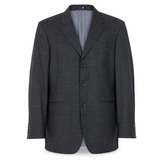 Mens 40 Chest Regular Austin Reed Grey Three-Button Blazer