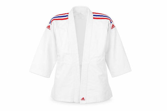 Adidas Boys White Track Jacket 11 Years Cotton Blend