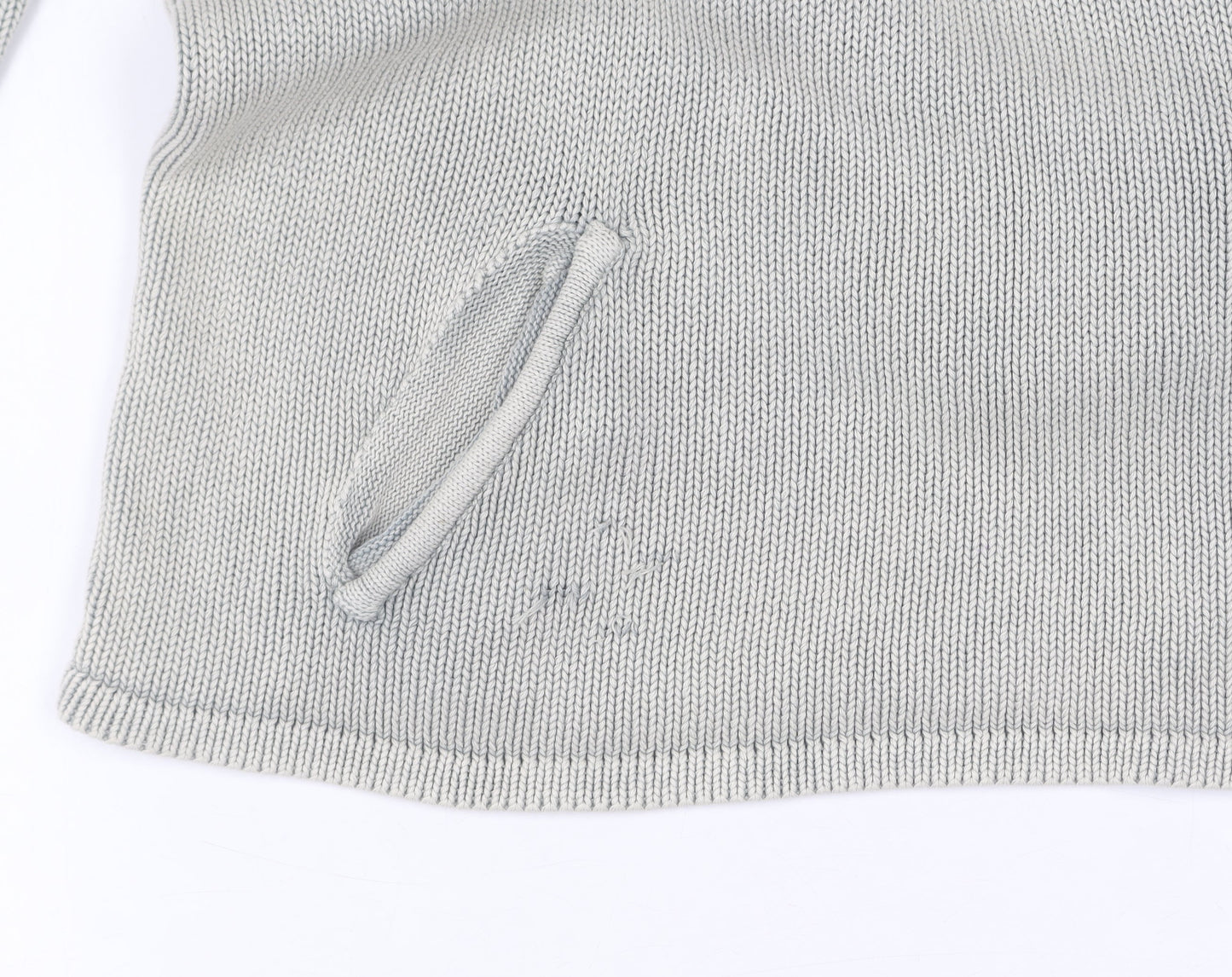 Weird Fish Unisex Grey Cotton Hoodie, Size Unknown