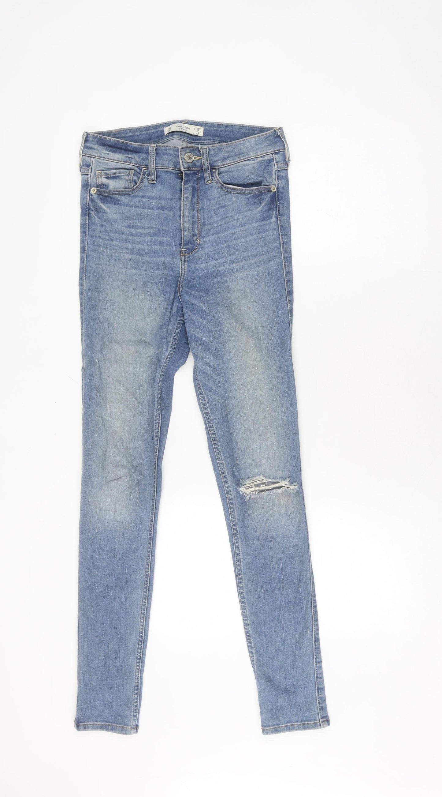Abercrombie & Fitch Women's Blue Skinny Jeans, Size 2XS
