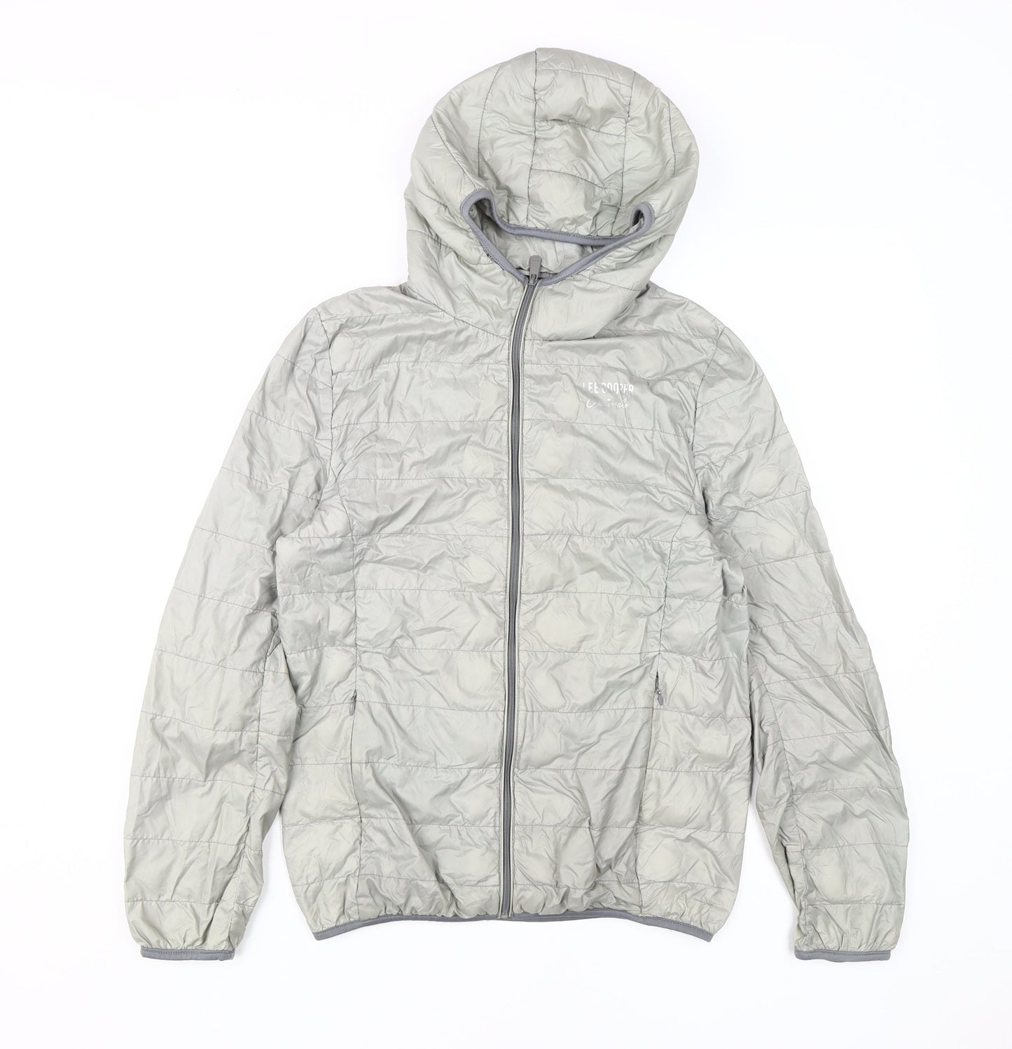 Lee Cooper Women's Grey Puffer Jacket Size 12