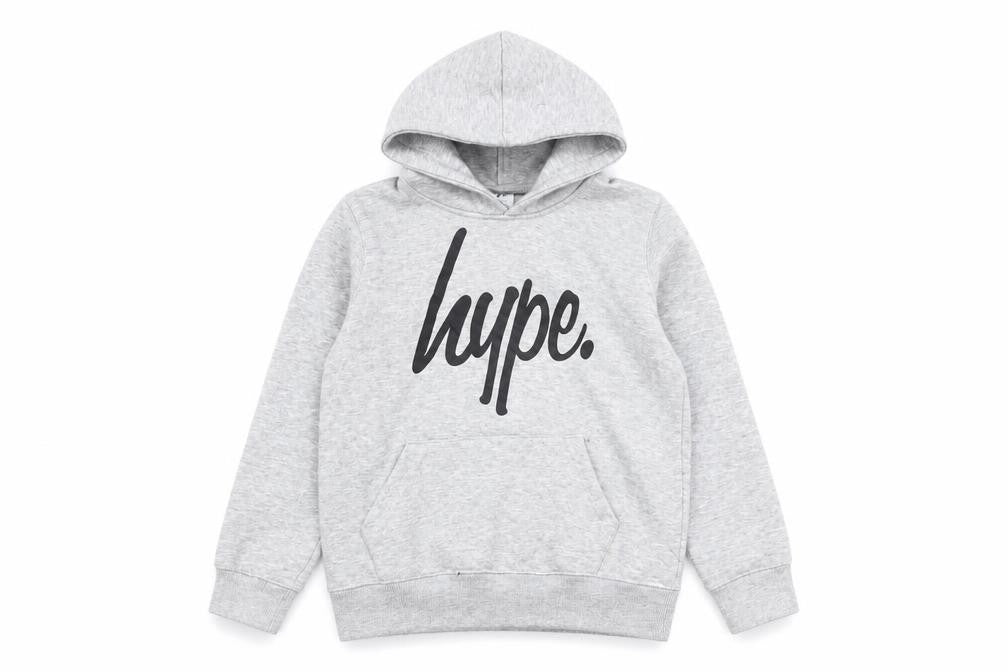 Hype Boys Grey Pullover Hoodie 11-12 Years - Graphic Print
