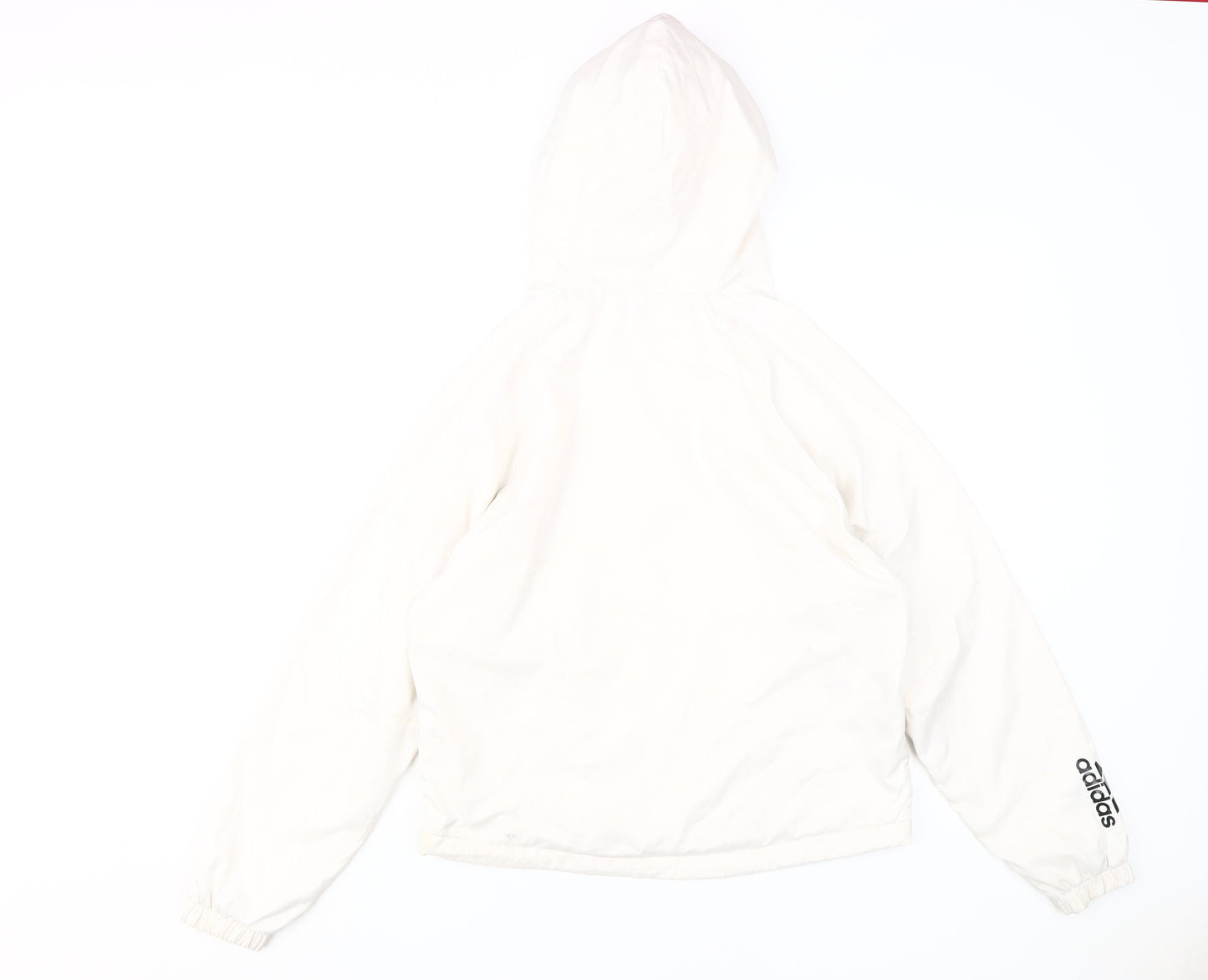 Adidas Unisex White XS Windbreaker Jacket