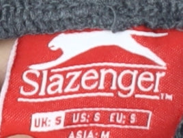 Slazenger Men's Grey Sweatpants Size S - Regular Fit Elastic Waist