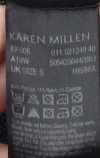 Karen Millen Women's Black A-Line Dress S