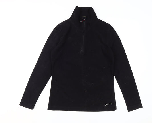 Gelert Women's Black Fleece Pullover Sweater Size 10