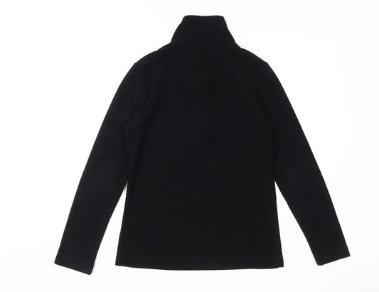 Gelert Women's Black Fleece Pullover Sweater Size 10