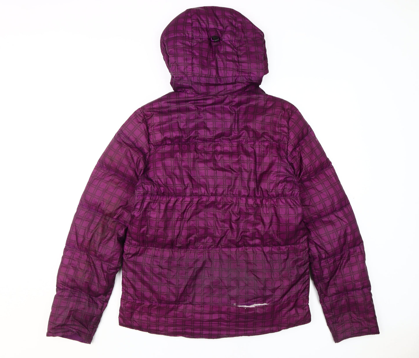 Nike Women's Purple Quilted Puffer Jacket M
