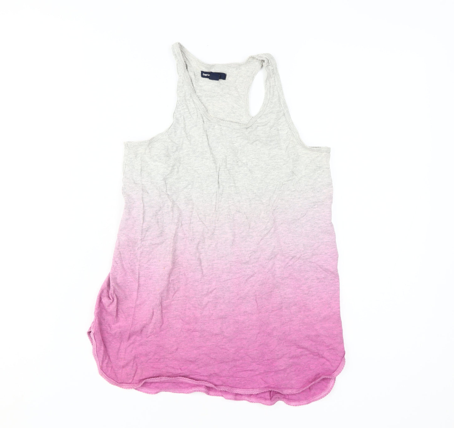 Gap Kids Girls Pink Grey Sleeveless Tank Top 13-14 Years